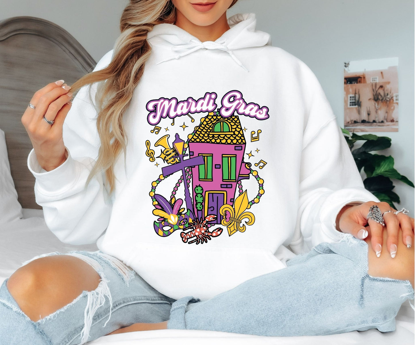 Mardi Gras Hoodie – Carnival Graphic Streetwear