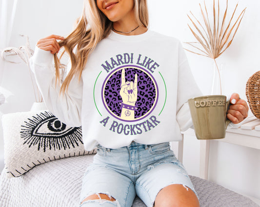 New Orleans Carnival Mardi Gras Crewneck