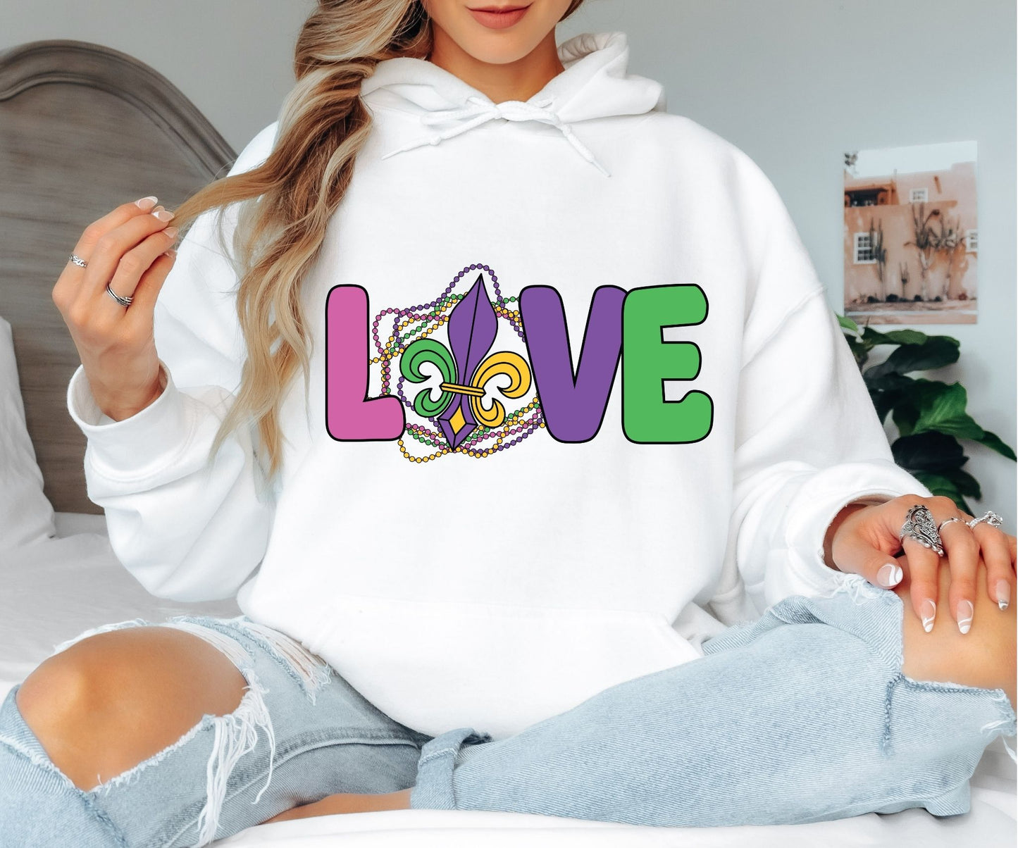Cute Mardi Gras Hoodie – Fun Carnival Aesthetic