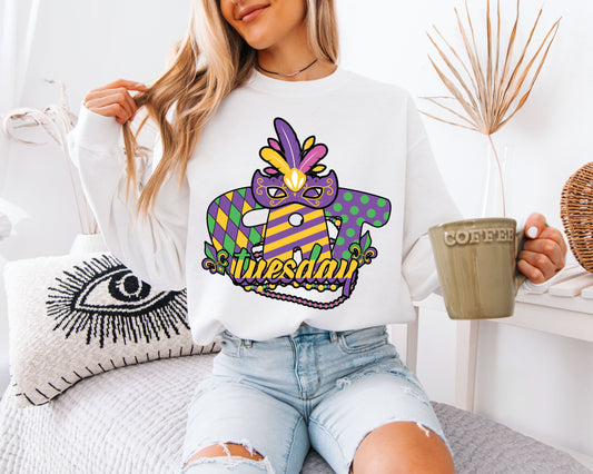 Cozy New Orleans Mardi Gras Sweatshirt