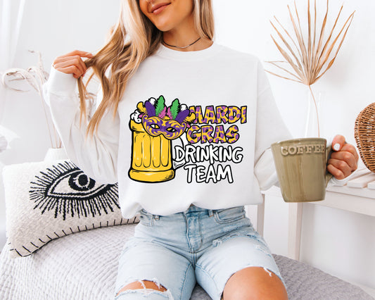 Mardi Gras Inspired Festival Crewneck