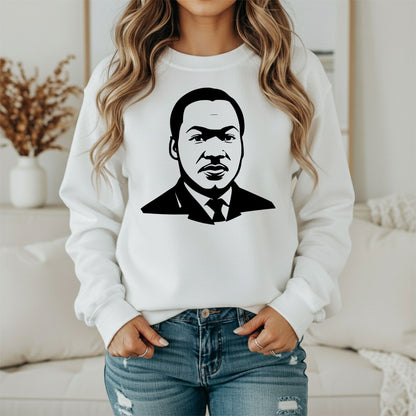 Martin Luther King Jr. Inspirational Sweatshirt – Civil Rights Icon Design