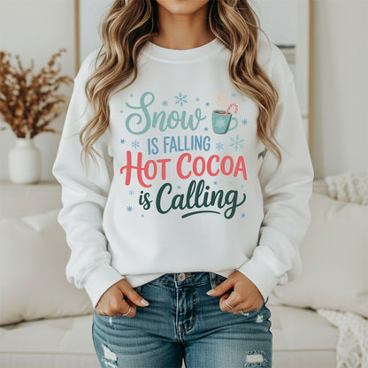 Cozy Winter Days Sweatshirt – Minimal Seasonal Graphic