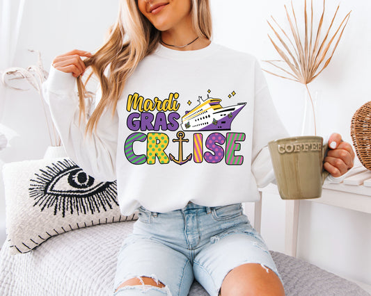 Mardi Gras Fun & Festive Crewneck
