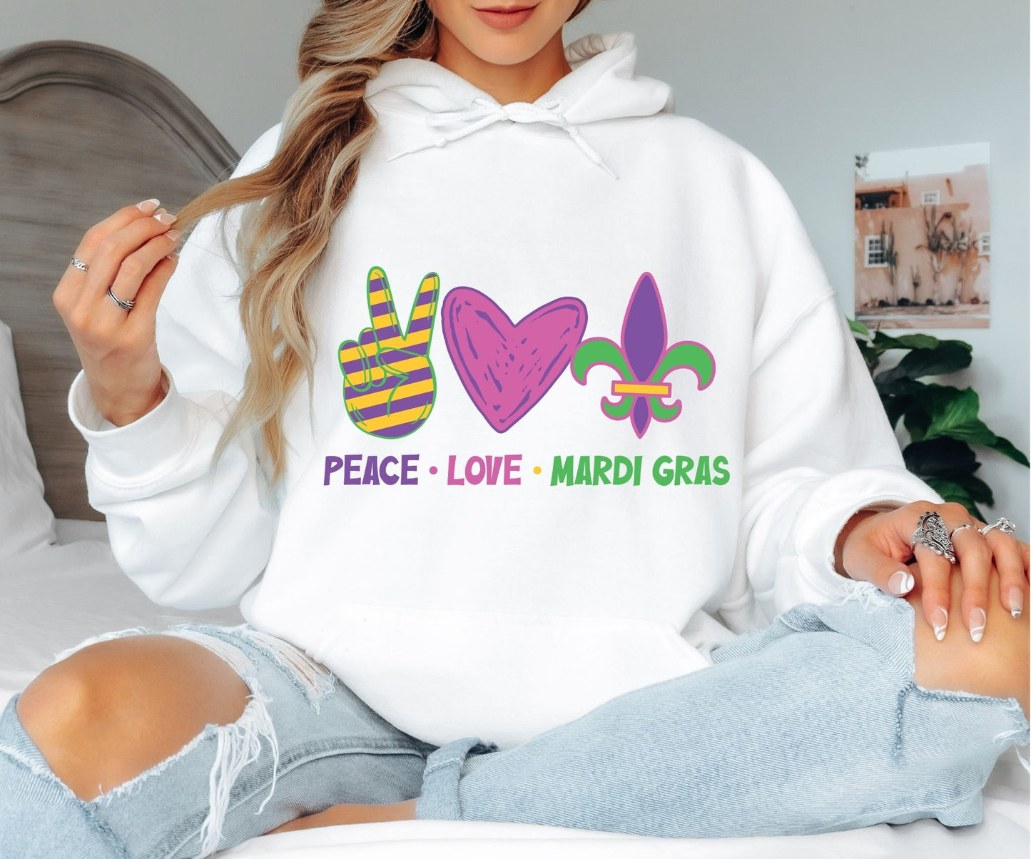 Mardi Gras Hoodie for Parade & Party Lovers