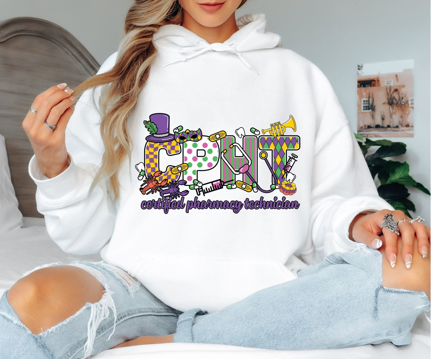 Mardi Gras Hoodie – Parade Day Pullover