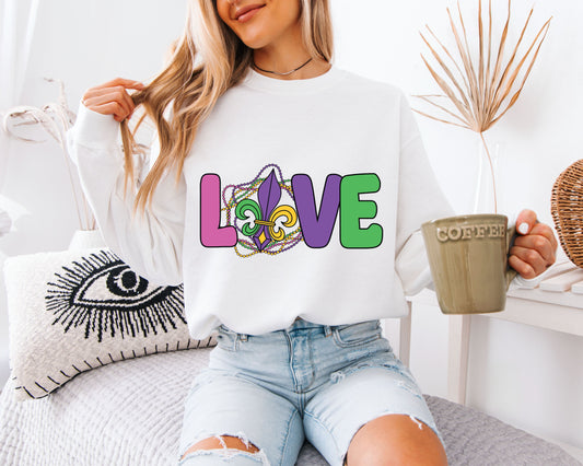 Classic Carnival Mardi Gras Sweatshirt