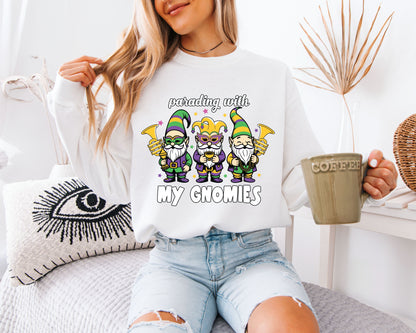 Mardi Gras Party Season Cozy Sweatshirt
