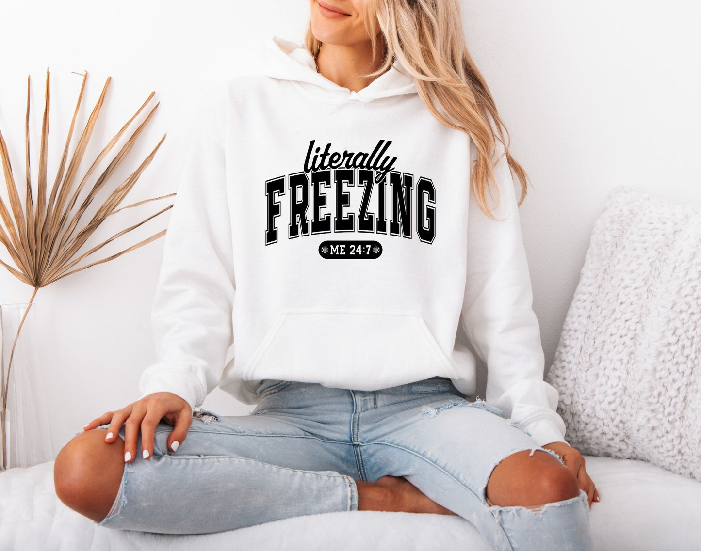 Winter Snow Vibes Hoodie – Cold Season Inspired Style