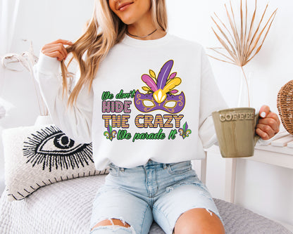 Mardi Gras Carnival Mood Sweatshirt