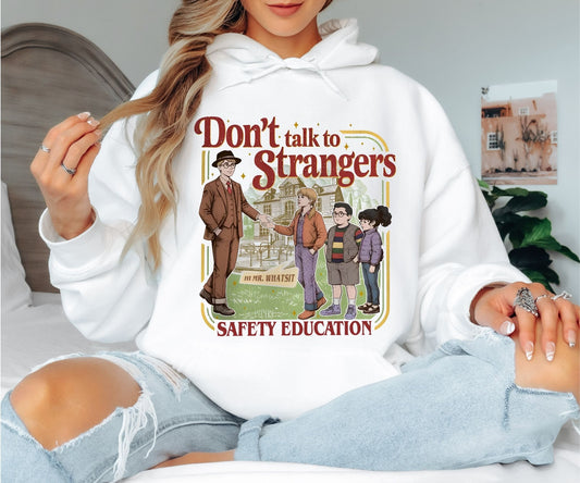 Don’t Talk to Strangers T-Shirt – Safety Education Awareness Design | Unisex