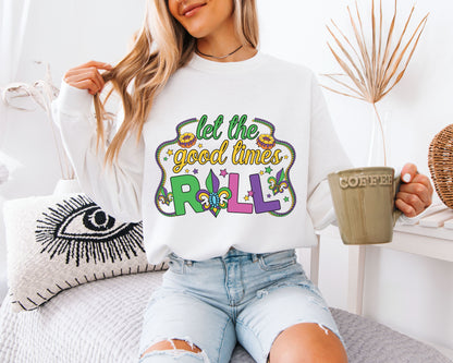 New Orleans Inspired Mardi Gras Sweatshirt