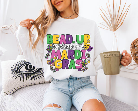 Mardi Gras Celebration Ready Sweatshirt