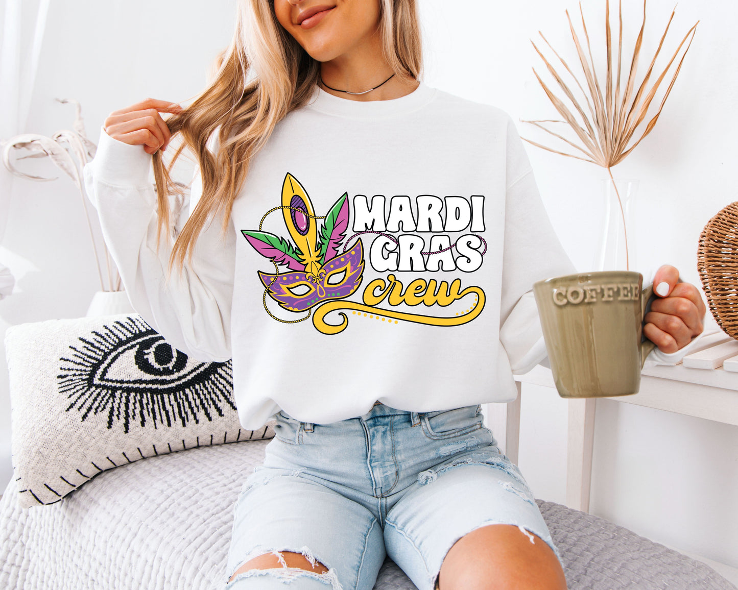 Carnival Spirit Mardi Gras Sweatshirt