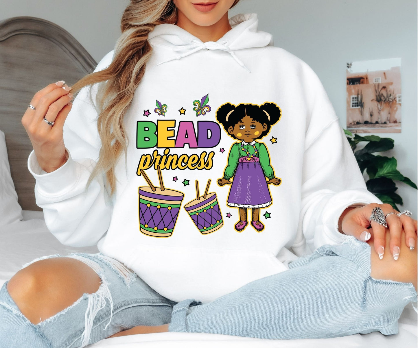 Mardi Gras Hoodie – Let the Good Times Roll Design