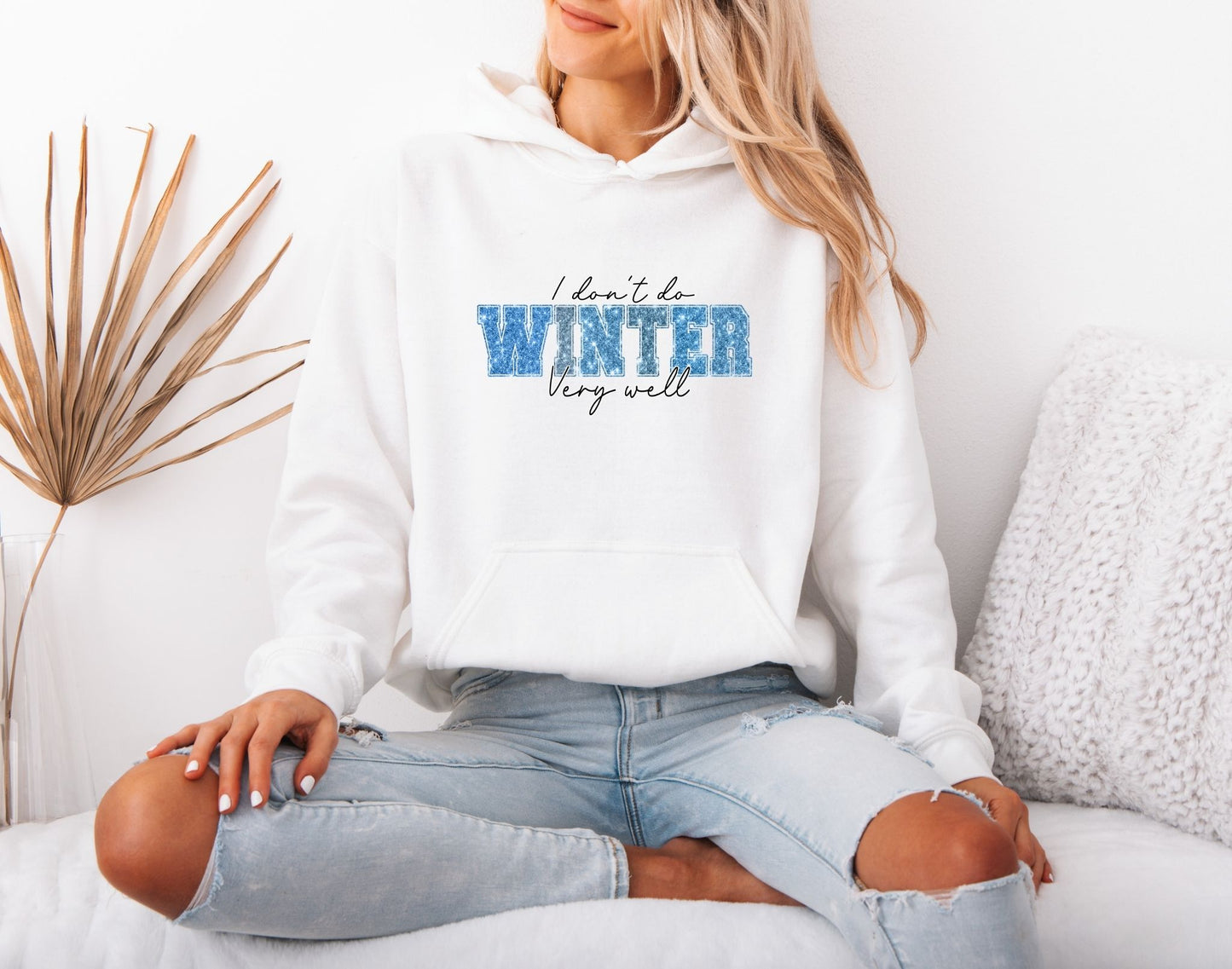 Winter Season Graphic Hoodie – Cozy Aesthetic Design