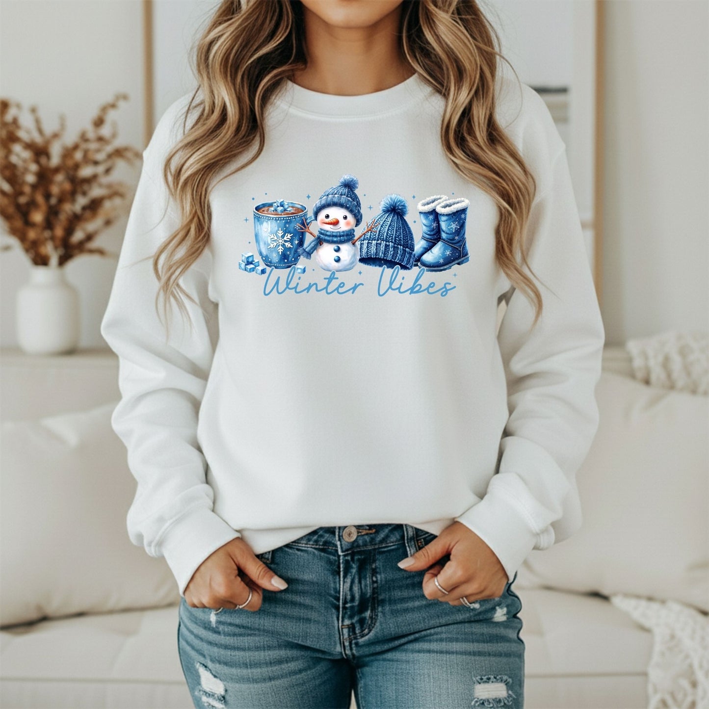 Winter Snow Mood Sweatshirt – Cozy Seasonal Graphic