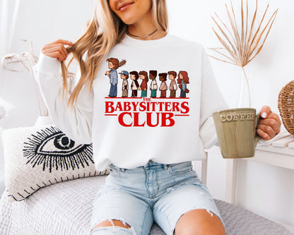 The Babysitters Club Graphic Sweatshirt – Retro Book Lover Unisex Pullover, Cozy Aesthetic Fan Sweatshirt