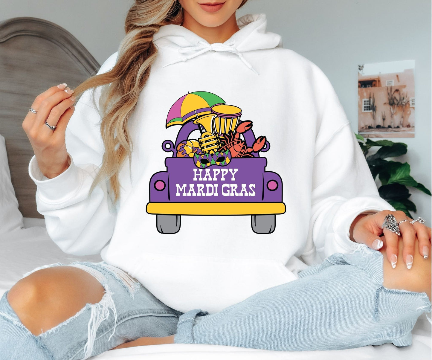 Mardi Gras Hoodie – Fat Tuesday Ready Look