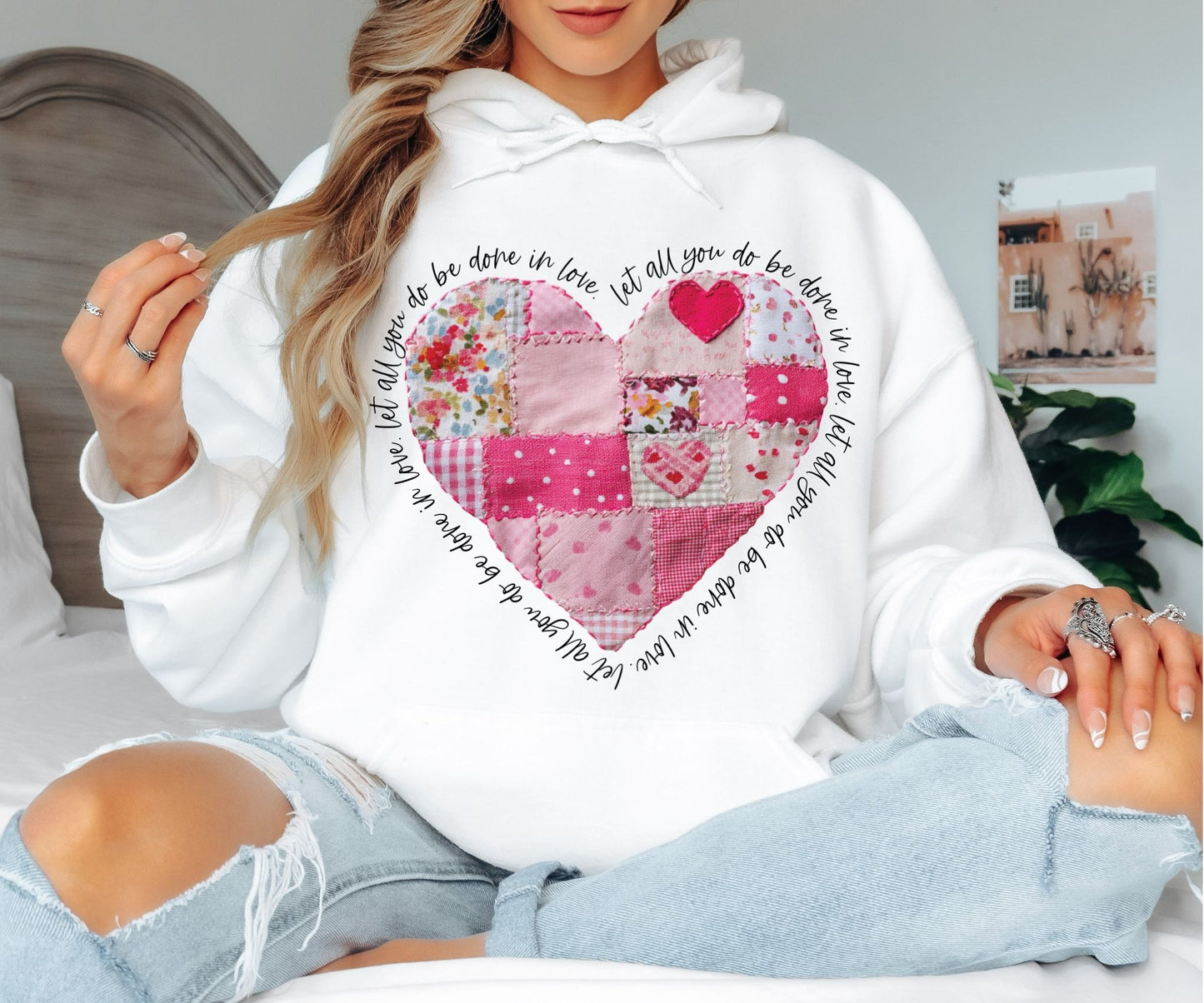 Valentine’s Day Hoodie – Warm Hugs Included