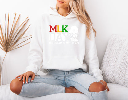 MLK Hope and Peace Hoodie – Inspirational Graphic Hoodie