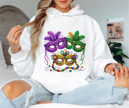 Mardi Gras Hoodie – Festival Style Pullover