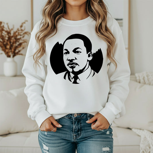 Martin Luther King Jr. Legacy Sweatshirt – Peace & Unity Design