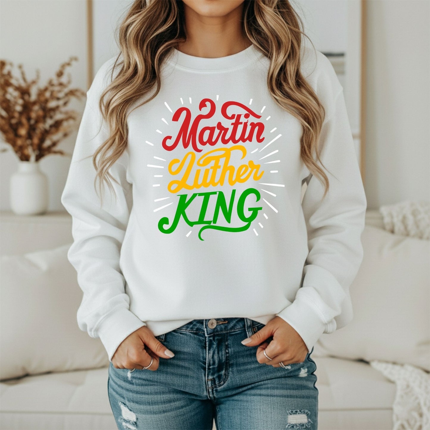 Martin Luther King Jr. Timeless Quote Sweatshirt – Freedom Theme