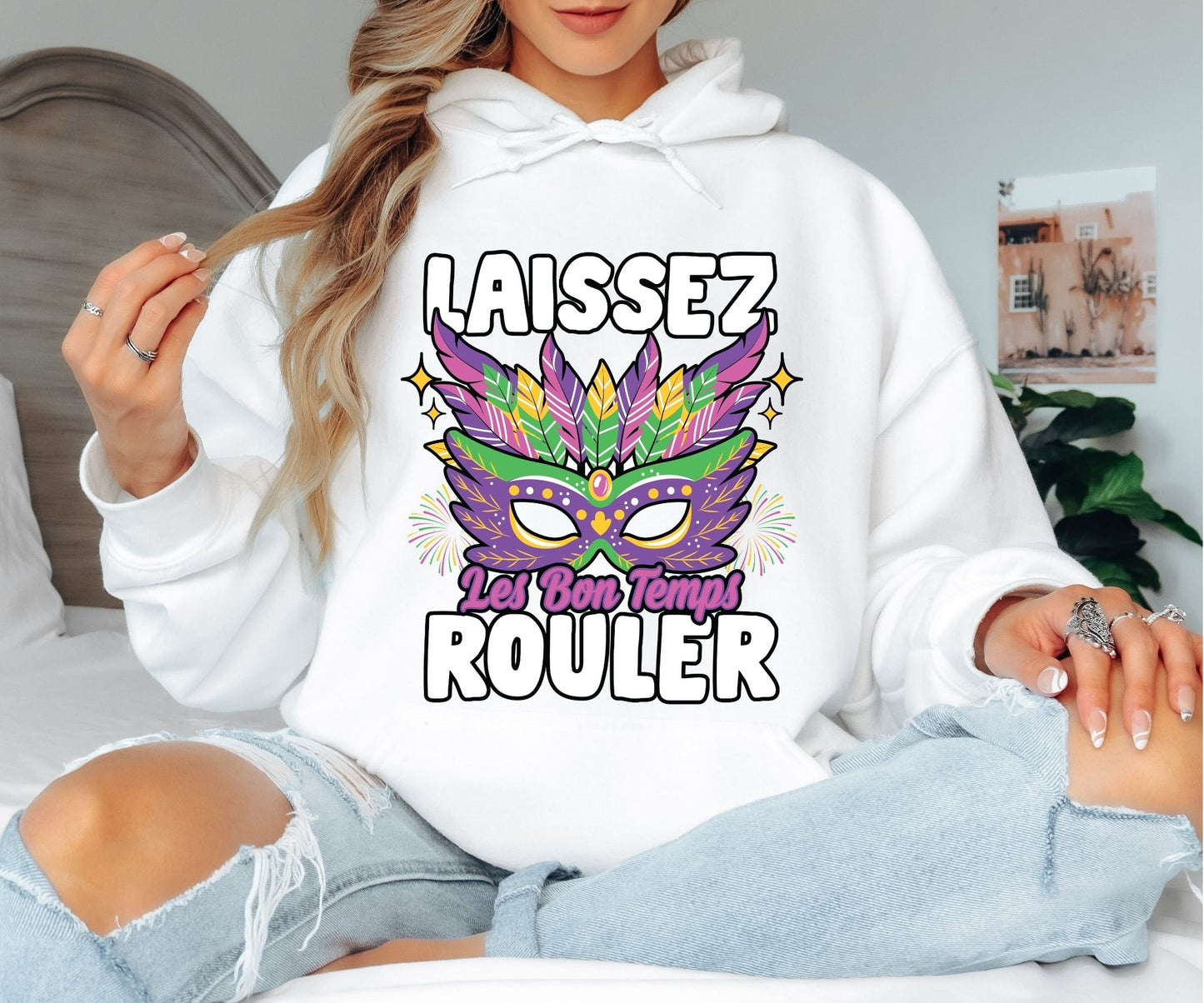 Mardi Gras Celebration Hoodie – Unisex Pullover