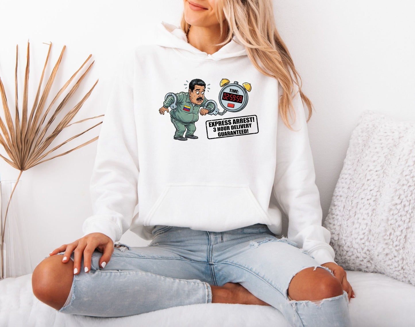 Justice for Venezuela Hoodie – Maduro Arrest Statement Apparel