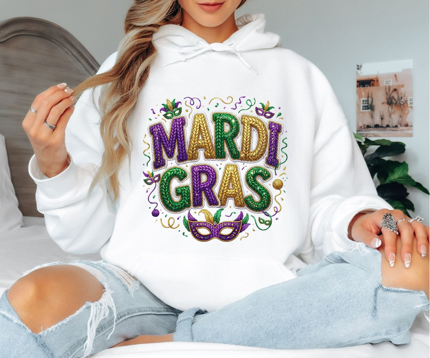Mardi Gras Hoodie – Fun Fat Tuesday Hoodie