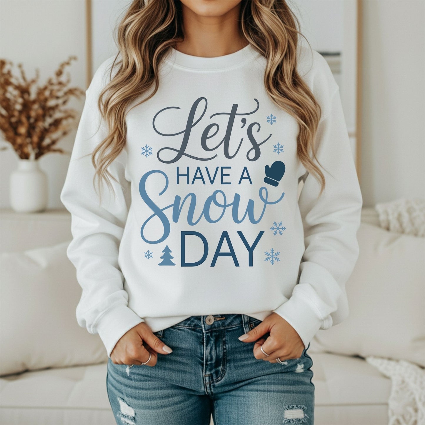 Snowy Days Sweatshirt – Winter Season Cozy Graphic