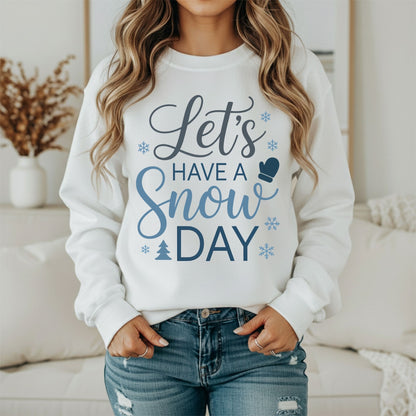 Snowy Days Sweatshirt – Winter Season Cozy Graphic