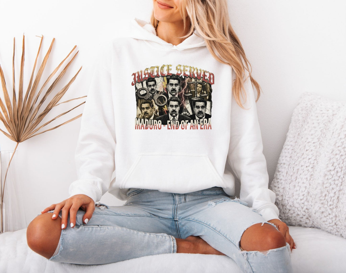 Maduro Arrest Hoodie – Democracy and Justice Protest Statement