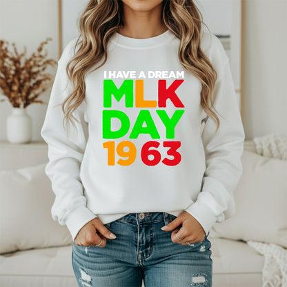 MLK Peace & Equality Sweatshirt – Civil Rights Graphic