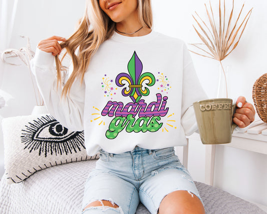 Fat Tuesday Festival Mardi Gras Sweatshirt