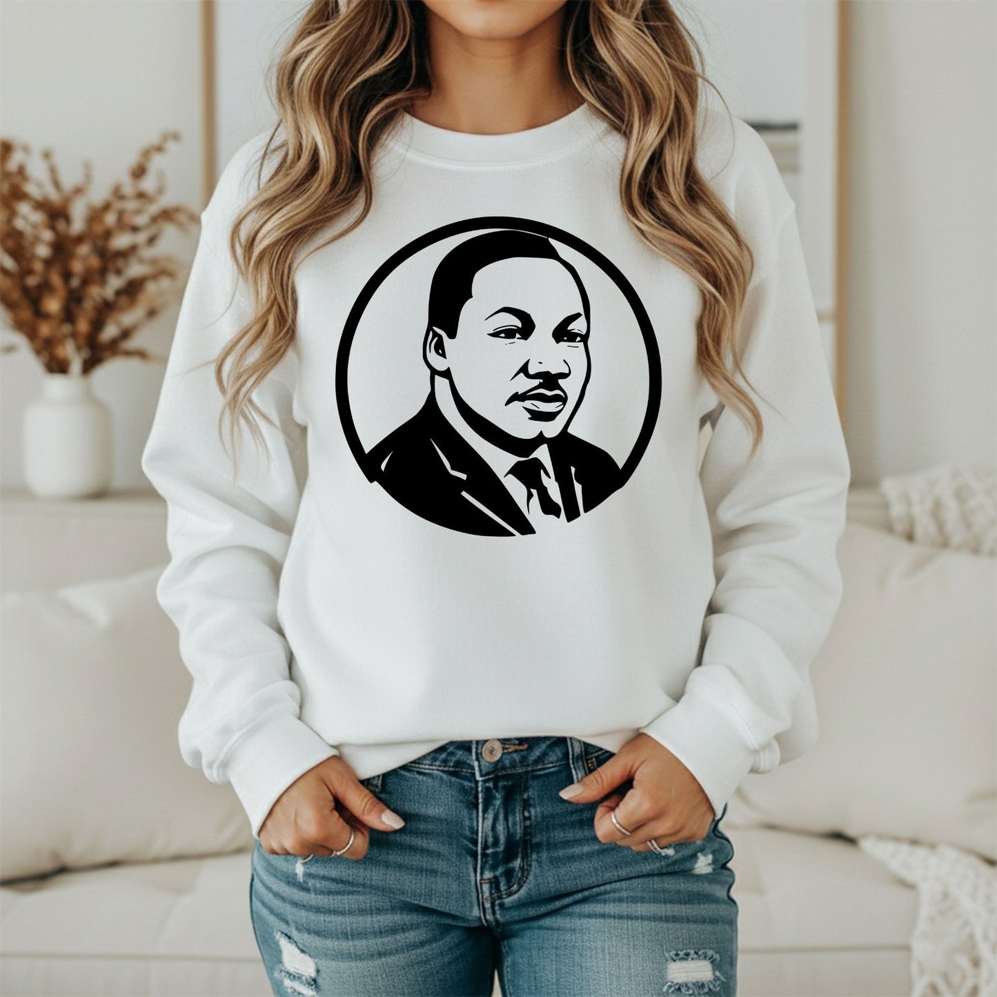 Martin Luther King Jr. Quote Sweatshirt – Human Rights Graphic