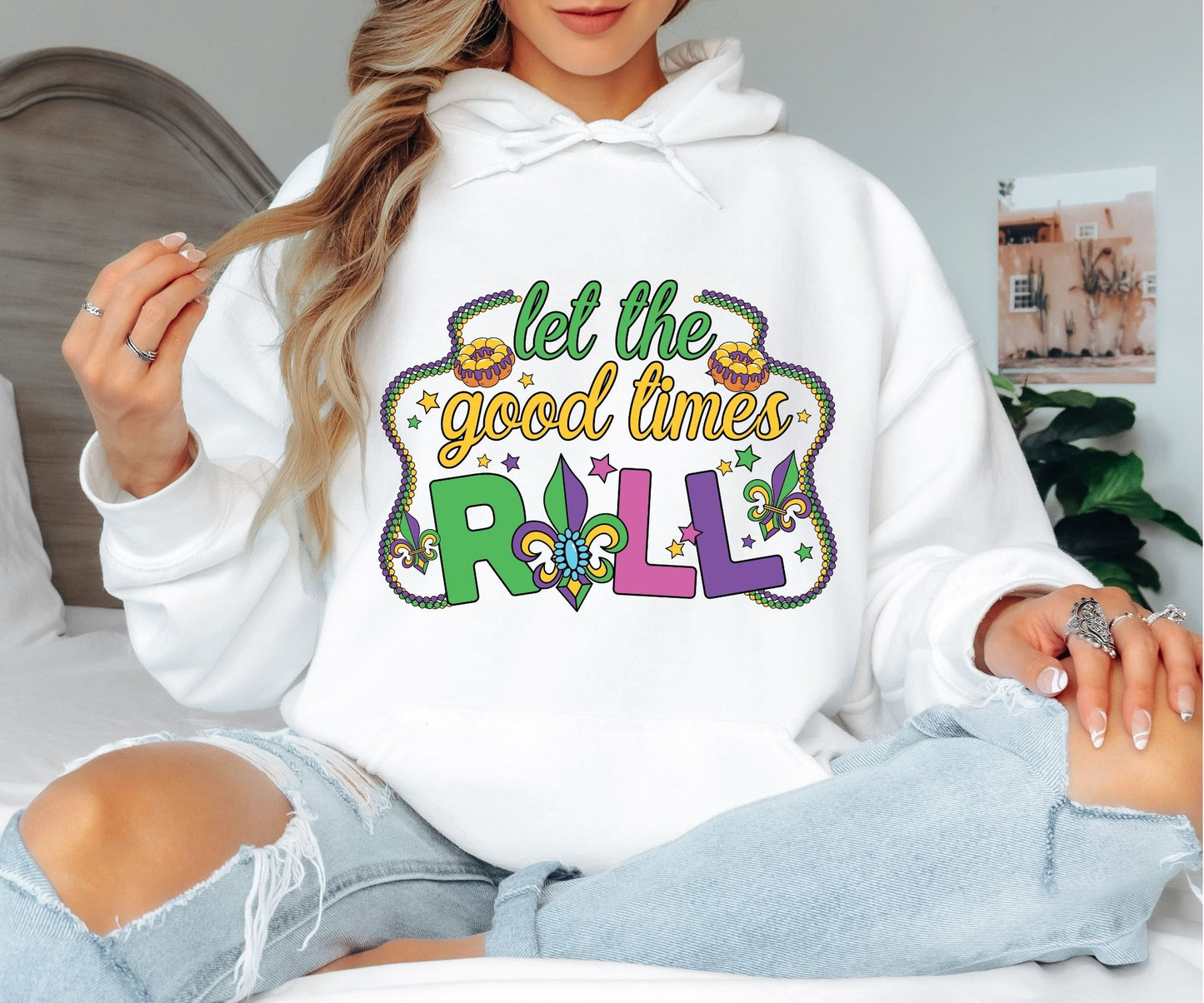 Mardi Gras Hoodie – Bold Carnival Statement