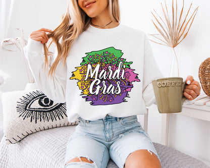 Fat Tuesday Ready Mardi Gras Sweatshirt