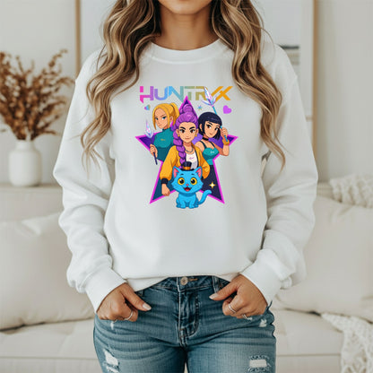 K-Pop Street Style Sweatshirt – Minimal Idol Aesthetic Design