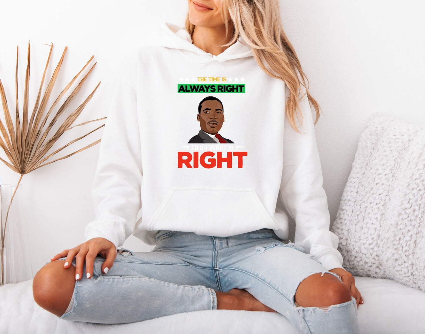 Martin Luther King Jr. Legacy Hoodie – Peace and Unity Design