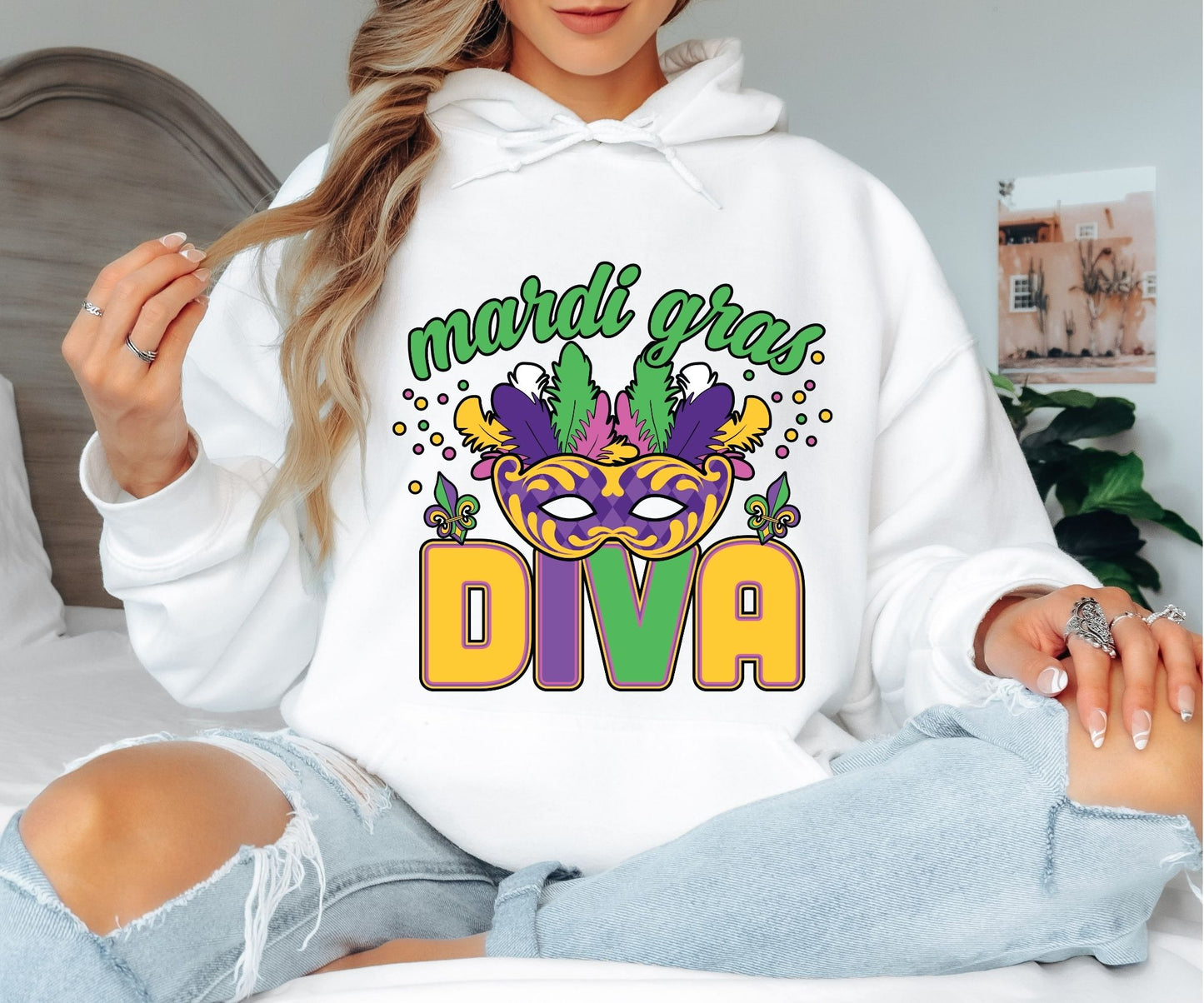 Mardi Gras Hoodie – Party Vibes All Day