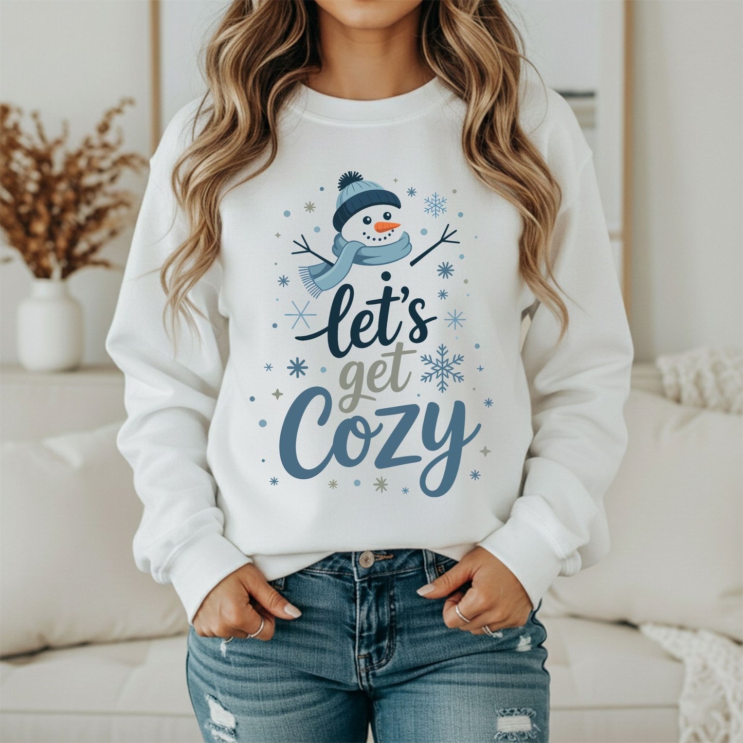 Snow Season Sweatshirt – Minimal Winter Graphic Design