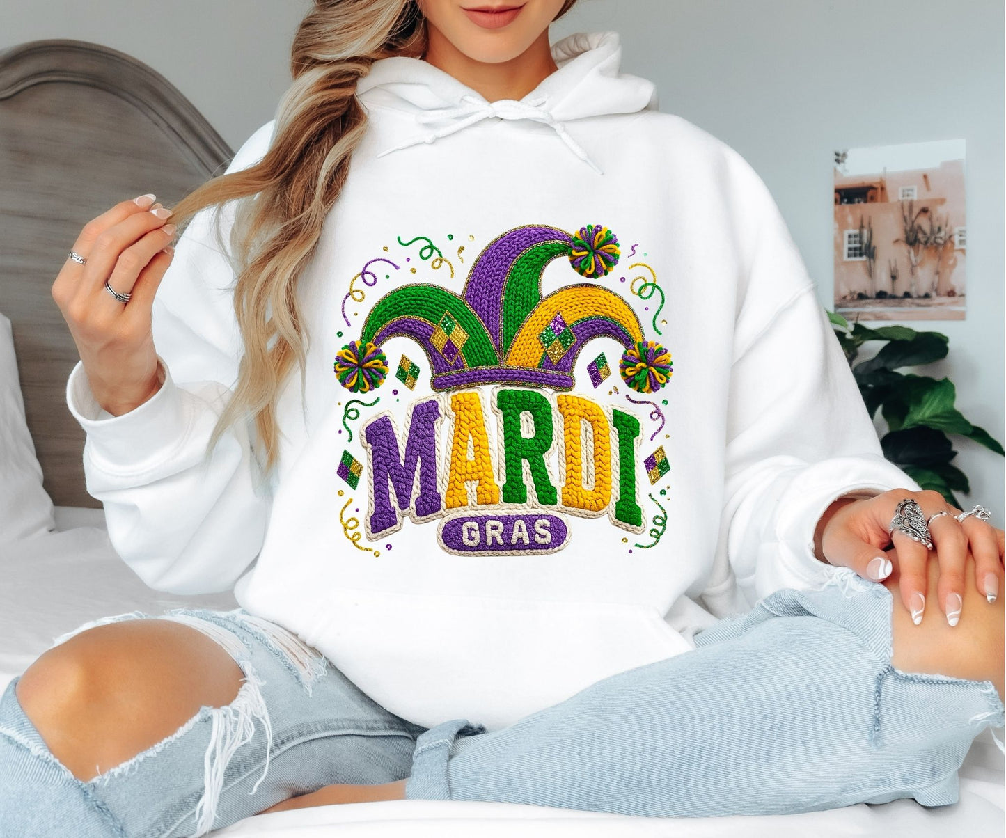 Mardi Gras Hoodie – Let the Good Times Roll Carnival