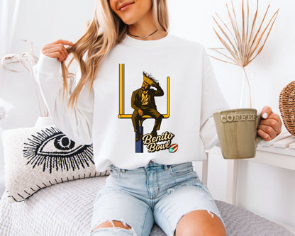 Benito Bowl Football Sweatshirt, Cozy Game Day Crewneck, Retro Sports Graphic Pullover