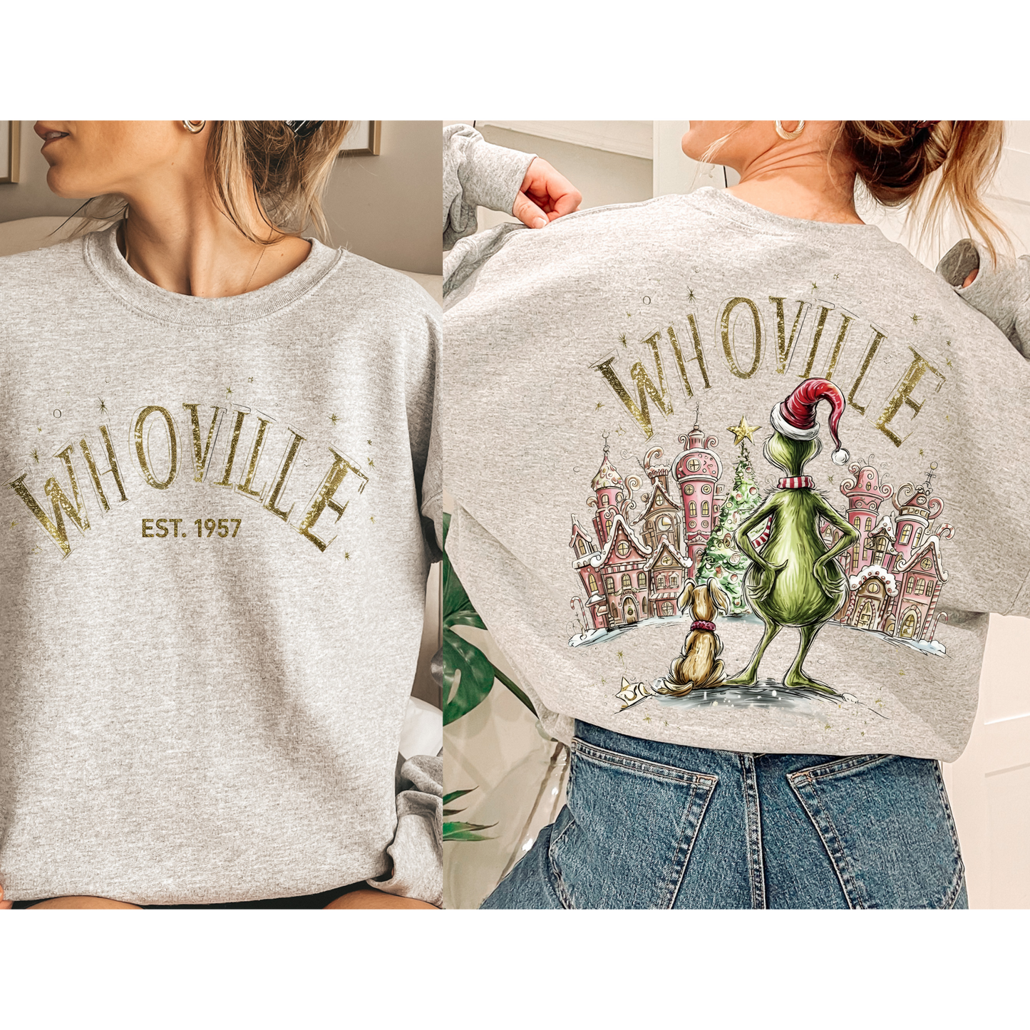 Whoville Christmas Village Sweatshirt