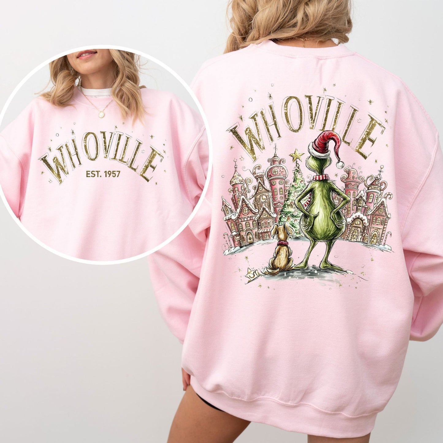 Whoville Christmas Village Sweatshirt