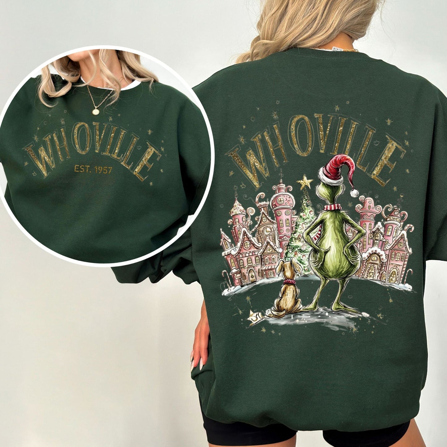 Whoville Christmas Village Sweatshirt