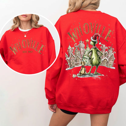 Whoville Christmas Village Sweatshirt