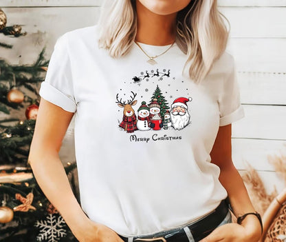 Christmas T-shirt, Christmas Lights Shirt, Christmas Family Top, Holiday Gift, Christmas Family Matching Shirt, Santa, gift, Team Snow